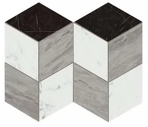 Мозаика Atlas Concorde Italy Marvel Mosaico Esagono Geo Cold Lapp. AS2L 30x35 лаппатированная