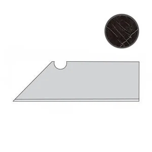 Спецэлемент Atlas Concorde Italy Marvel Nero Marquina Battiscopa Sag. DX ATES 7,2x30 лаппатированный