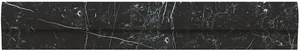 Бордюр Atlas Concorde Italy Marvel Nero Marquina London LSLN 5x30,5 глянцевый