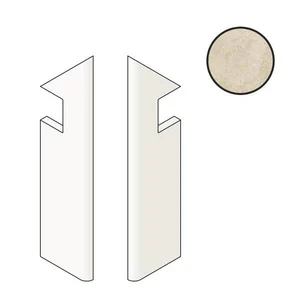 Спецэлемент Atlas Concorde Italy Marvel Travertine Pearl Cross Battiscopa Sag.Dx AF7S 7,2x30 матовый