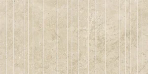 Декоративный элемент Atlas Concorde Italy Marvel Travertine Pearl Cross Chiselled Urban Grid AF9R 29,5x60 матовый