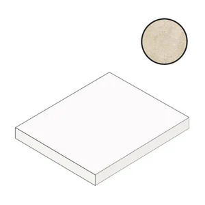 Ступень Atlas Concorde Italy Marvel Travertine Pearl Cross Scalino Angolare AGEU 33x33 матовая