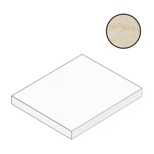 Ступень Atlas Concorde Italy Marvel Travertine Pearl Vein Scalino Angolare Dx AF9X 33x33 матовая