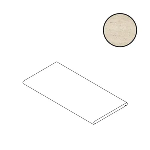 Ступень Atlas Concorde Italy Marvel Travertine Pearl Vein Top AGQF 30x120 матовая