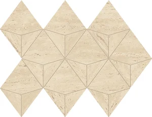 Мозаика Atlas Concorde Italy Marvel Travertine Sand Mosaico Origami AF9K 28x41 матовая