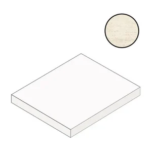 Ступень Atlas Concorde Italy Marvel Travertine White Vein Scalino Angolare Dx AF9V 33x33 матовая