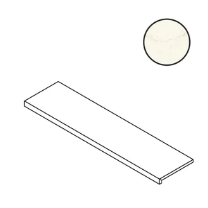 Ступень Atlas Concorde Italy Marvel X Calacatta Apuano Hammered Elemento L AGQQ 33x120 противоскользящая