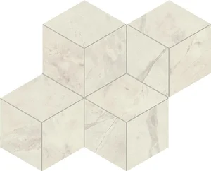 Мозаика Atlas Concorde Italy Marvel X Calacatta Perla Mosaico Esagono Silk AF8N 30x35 сатинированная