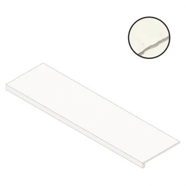 Ступень Atlas Concorde Italy Marvel X Calacatta Sublime Scalino Silk AGIJ 33x120 сатинированная