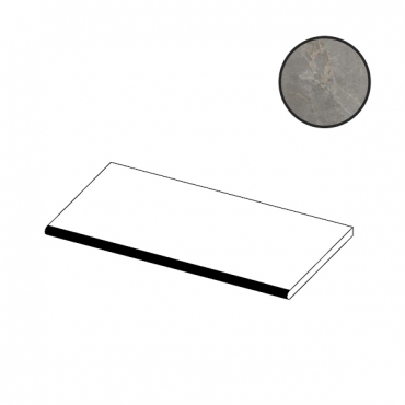 Ступень Atlas Concorde Italy Marvel X Fior Di Bosco Hammered Round Angolare DX AGQM 33x120 противоскользящая