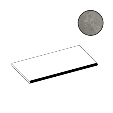 Ступень Atlas Concorde Italy Marvel X Fior Di Bosco Hammered Round Angolare SX AGQP 33x120 противоскользящая