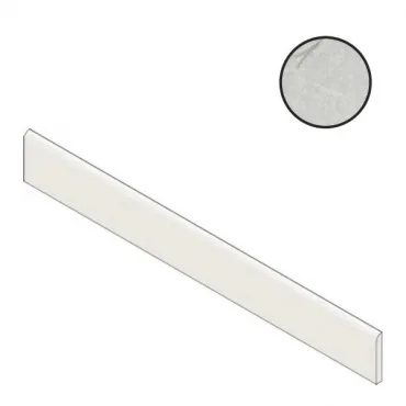 Бордюр Atlas Concorde Italy Marvel X Grey Cloud Battiscopa Dig. Silk AGF3 7,2x120 сатинированный