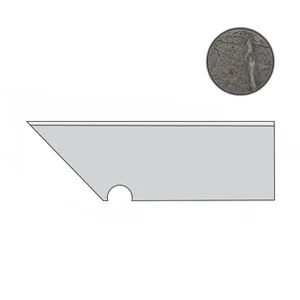 Спецэлемент Atlas Concorde Italy Marvel Grey Battiscopa Sag.SX ASNN 7,2x30 матовый