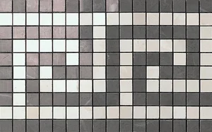 Мозаика Atlas Concorde Italy Marvel Grey/Moon Greca Mosaico ASM9 18,5x30 лаппатированная