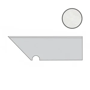 Спецэлемент Atlas Concorde Italy Marvel Moon Battiscopa Sag.SX ASNJ 7,2x30 матовый