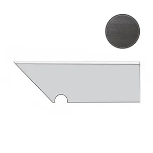 Спецэлемент Atlas Concorde Italy Mek Dark Battiscopa Sag. SX AMQW 7,2x30 матовый