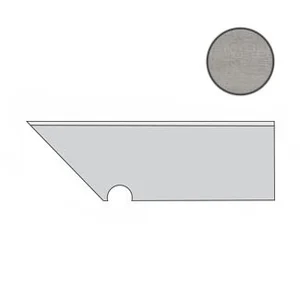 Спецэлемент Atlas Concorde Italy Mek Medium Battiscopa Sag. SX AMQU 7,2x30 матовый