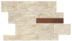 Мозаика Atlas Concorde Italy Norde Magnesio Brick Corten A596 29,7x39 матовая