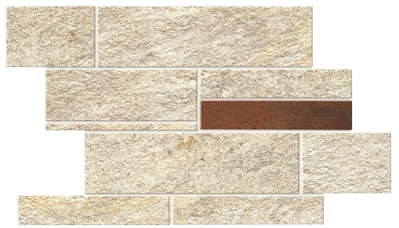 Мозаика Atlas Concorde Italy Norde Magnesio Brick Corten A596 29,7x39 матовая