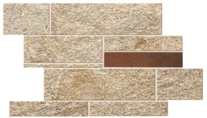 Мозаика Atlas Concorde Italy Norde Oro Brick Corten A597 29,7x39 матовая