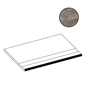 Ступень Atlas Concorde Italy Norde Piombo Bordo Piscina Angolare Sx A5XH 30x60 матовая