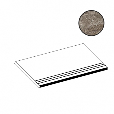 Ступень Atlas Concorde Italy Norde Piombo Gradino Round Angolare SX A5W5 30x60 матовая