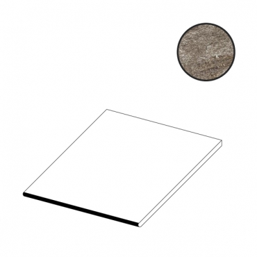 Ступень Atlas Concorde Italy Norde Piombo Round A5VP 60x60 матовая