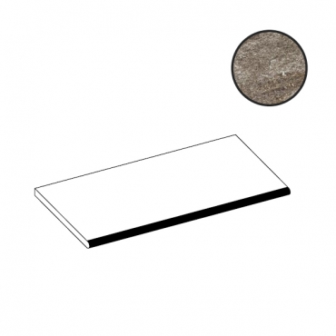 Ступень Atlas Concorde Italy Norde Piombo Round Angolare DX A6AD 40x80 матовая