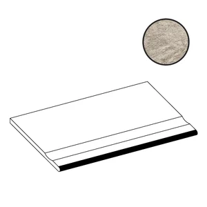 Ступень Atlas Concorde Italy Norde Platino Bordo Piscina Angolare Sx A5XG 30x60 матовая