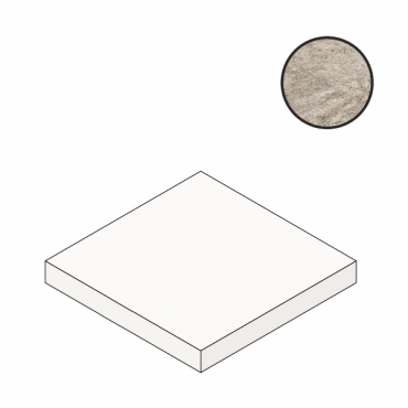 Ступень Atlas Concorde Italy Norde Platino Round Angolare A5VS 60x60 матовая