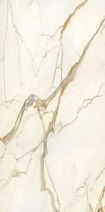 Керамогранит Atlas Concorde Italy Plan A0XT Calacatta Imperiale Bookmatch Polished 12mm St 162x324 глянцевый