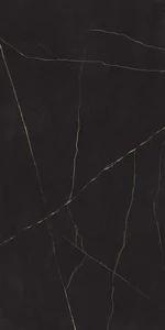 Керамогранит Atlas Concorde Italy Plan A8XW Black Atlantis Bookmatch Silk - 12mm ST 162x324 сатинированный