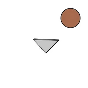 Спецэлемент Atlas Concorde Italy Prism Caramel Corner A.E. A407 1,4x1,4 матовый
