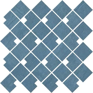 Мозаика Atlas Concorde Italy Raw Blue Block 9RBB 28x28 матовая