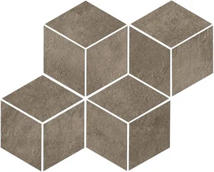 Мозаика Atlas Concorde Italy Raw Mud Mosaico Esagono A00E 30,5x35,2 матовая