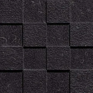 Мозаика Atlas Concorde Italy Seastone Black Mosaico 3D 8S73 30x30 структурированная