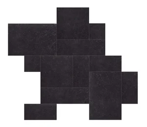Декоративный элемент Atlas Concorde Italy Seastone Black Multiformato 8S45 60x60 матовый