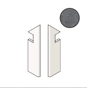 Бордюр Atlas Concorde Italy Seastone Gray Battiscopa Sag. Dx ABMO 7,2x30 матовый