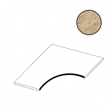 Спецэлемент Atlas Concorde Italy Trust Gold Curve ATYO 60x60 матовый