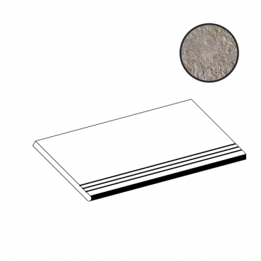 Ступень Atlas Concorde Italy Trust Silver Gradino Round Angolare SX AEXU 30x60 матовая