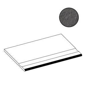 Ступень Atlas Concorde Italy Trust Titanium Bordo Piscina Angolare Sx AEYC 30x60 матовая