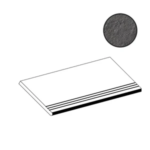 Ступень Atlas Concorde Italy Trust Titanium Gradino Round Angolare SX AEXW 30x60 матовая