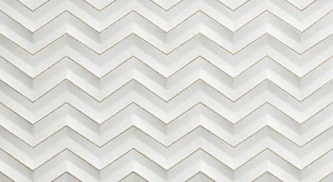 Декоративный элемент Atlas Concorde Russia 3D White Chevron Glitter Matt 30,5x56 матовый