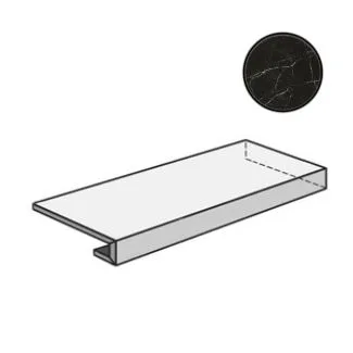 Allure Imperial Black Scalino Angolare 120 Dx
