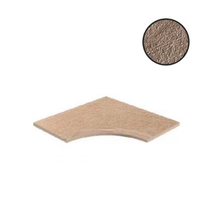 Спецэлемент Atlas Concorde Russia Cliff Beige Bordo Curvilineo Svasato Round 30 620090000287 60x60 структурированный