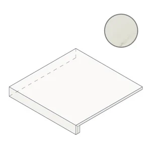 Ступень Atlas Concorde Russia Empire Calacatta Diamond Scalino Angolare 120 Sx 33x120 матовая