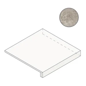Ступень Atlas Concorde Russia Empire Silver Root Scalino Angolare 60 Dx 33x60 матовая