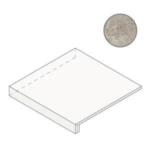 Ступень Atlas Concorde Russia Empire Silver Root Scalino Angolare 80 Sx 33x80 матовая