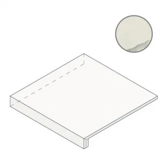 Empire Statuario Scalino Angolare 60 Sx