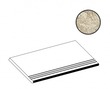 Ступень Atlas Concorde Russia Forte Dei Marmi Quark Brazilian Gold Gradino Lineare 620040000178 30x60 матовая